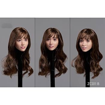 ☆1/6カスタムヘッド『まいか』☆ Z-社by piccolina オビツ27カスタムドールヘッド ブロンド アヘ